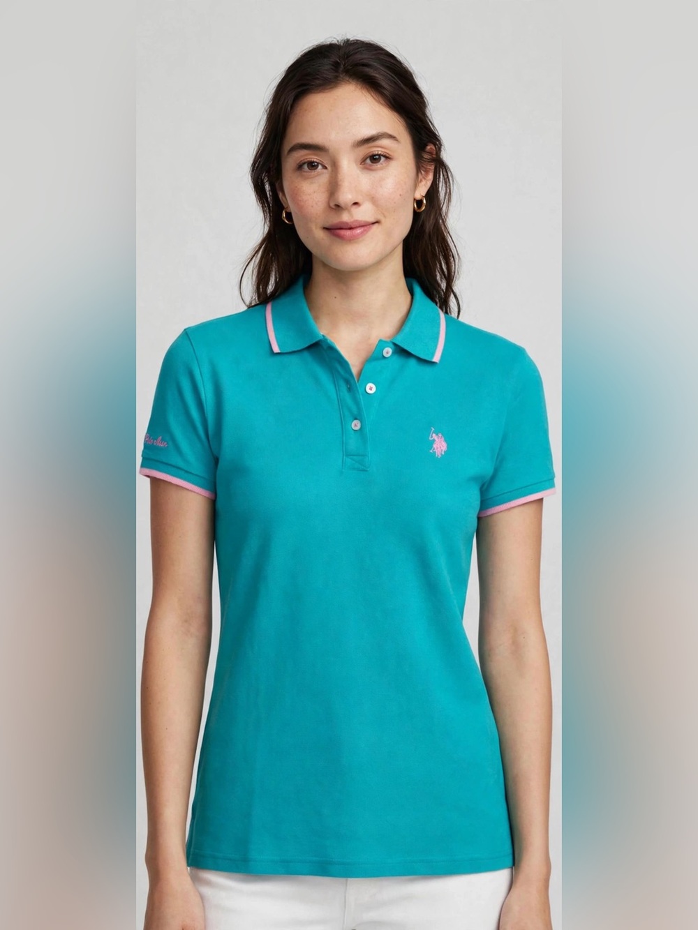 NEW- U.S. Polo Assn. Teal Polo